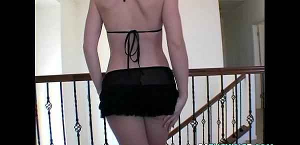  Jamie Lynn Solo Teasing Stripping Teen Miniskirt